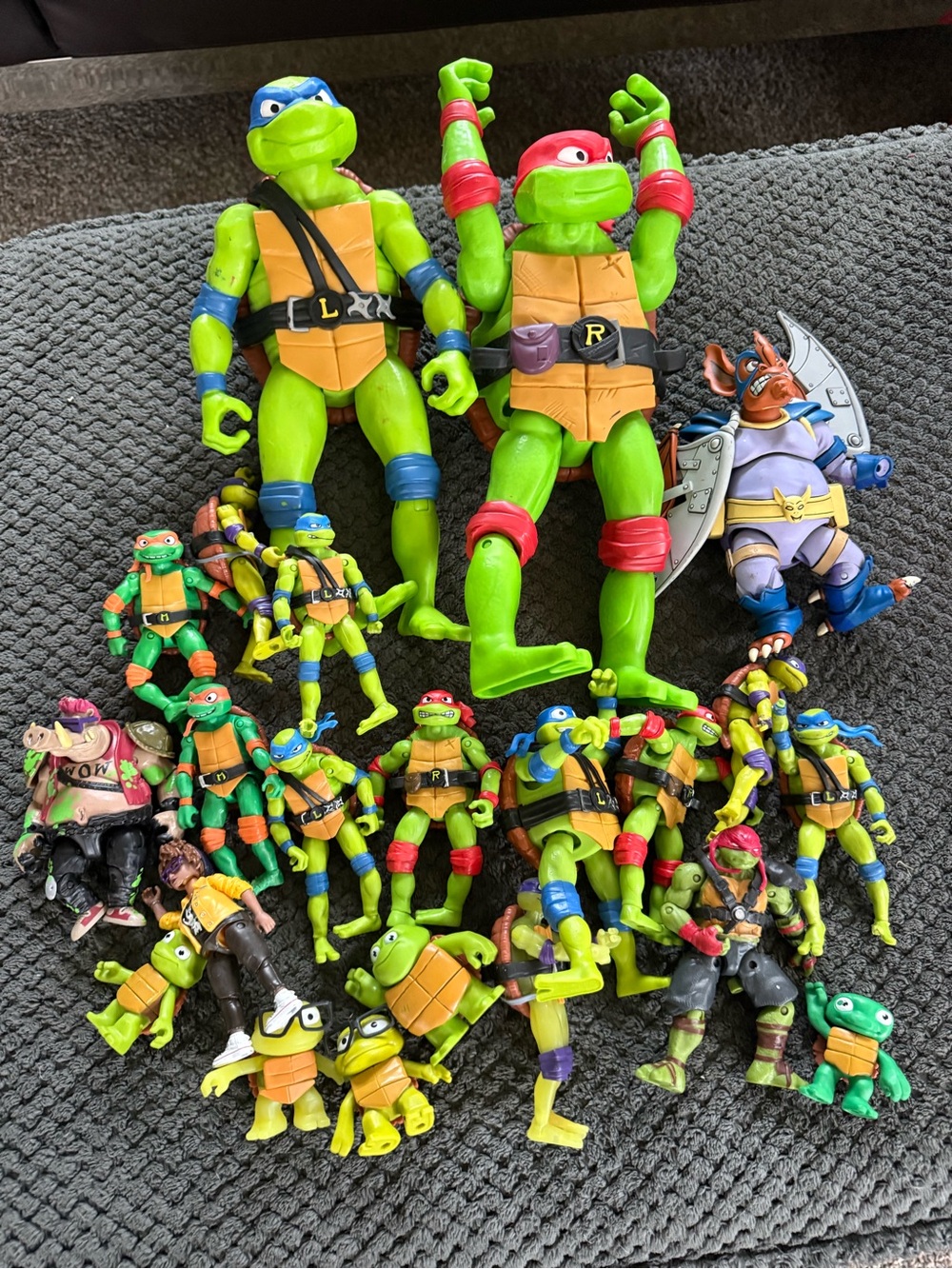 Teenage Mutant Ninja Turtles Assorted Green Action Figures - Mixed Sizes